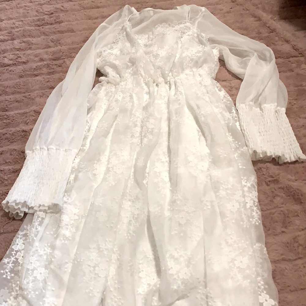White dress